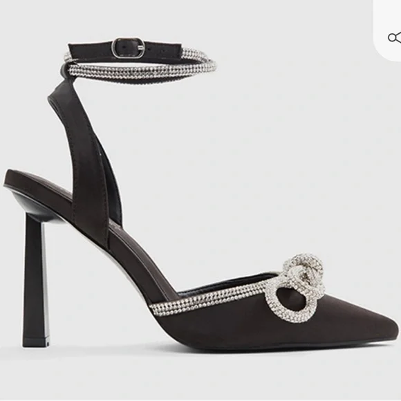 Call it Spring Rhinestone Bow Galaa Heels​ - Picture 2 of 8